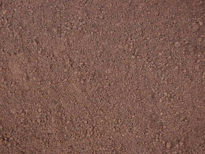Terra preta peneirada para jardinagem